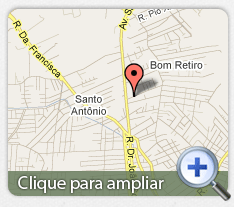 Mapa Angelico's Bom Retiro